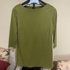 J. Jill Sage Green Long Sleeve Top